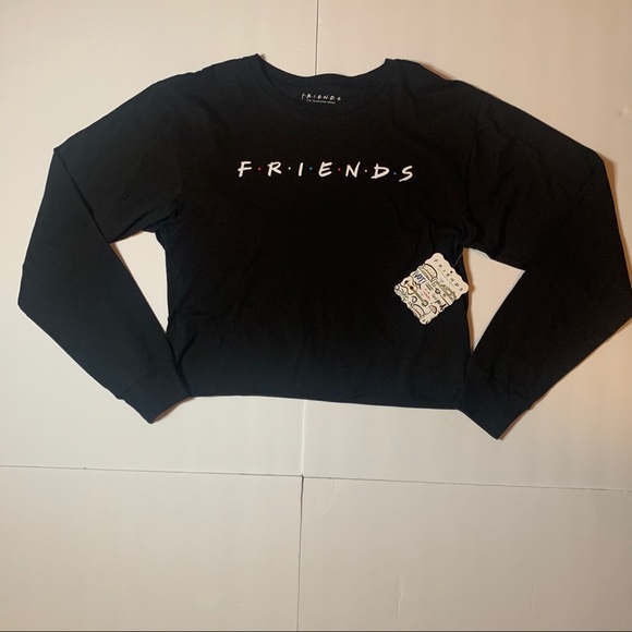 FRIENDS Graphic Long sleeve Cropped Tee - Picture 2 of 5